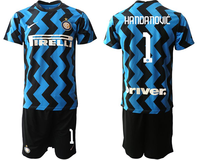 Men 2020-2021 club Inter milan home #1 blue Soccer Jerseys